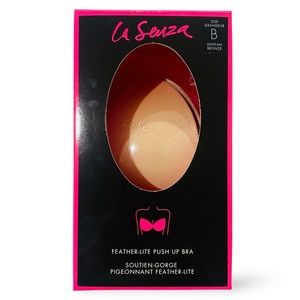 Feather-lite push up bra nude